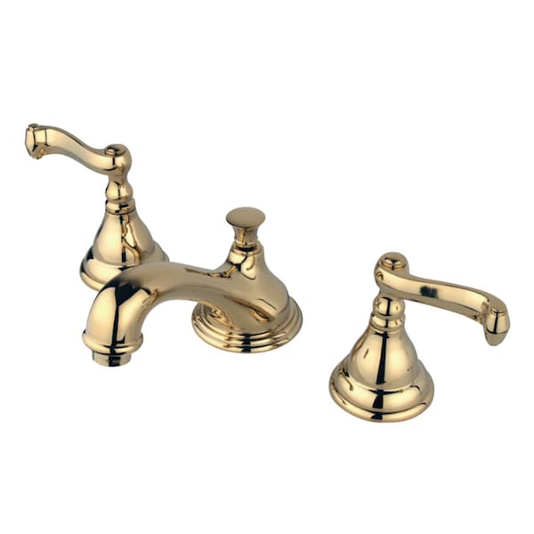 KS5562FL 8" Widespread Bathroom Faucet, Polished Brass